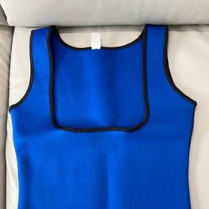 Blue Neoprene Vest Sweat Off Inches with this vest